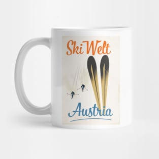 Skiwelt Austria Ski poster Mug